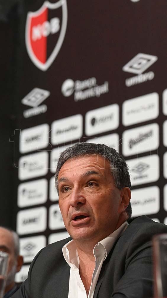 El presidente de Newells Ignacio Astore Foto Sebastin Granata