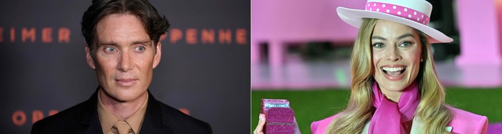 Cillian Murphy y Margot Robbie parecían favoritos, pero Paul Giamatti y Ema Stone vienen escalando... Fotos AFP