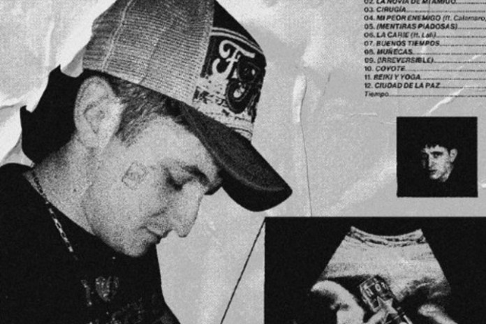 Un flyer con detalles del nuevo disco de Dillom, publicado en X