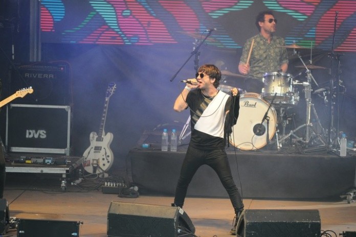 Turf en vivo en el festival B.A.Rock de 2017.
