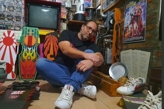 Germán Schmidl, fan de "Volver al futuro".