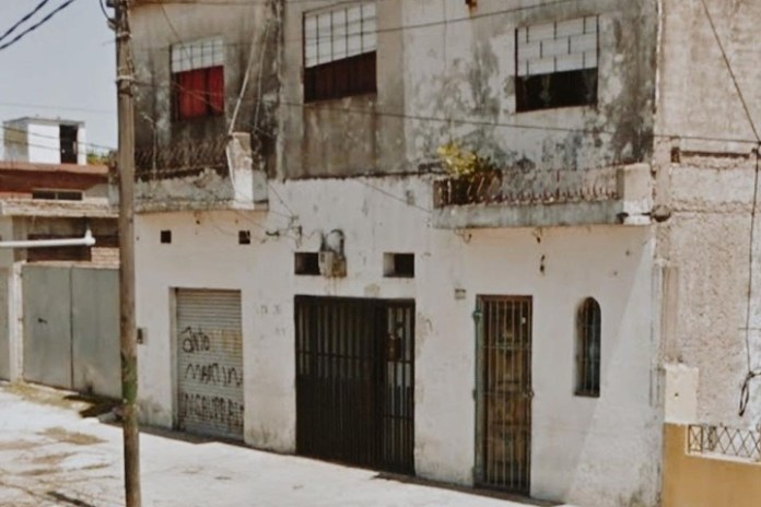 La casa de los abuelos maternos de Eva De Dominici, en Villa Fiorito. 