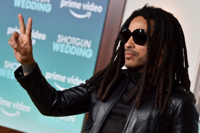 Lenny Kravitz en la premiere de "Shotgun Wedding", en enero del año pasado. Foto: AP