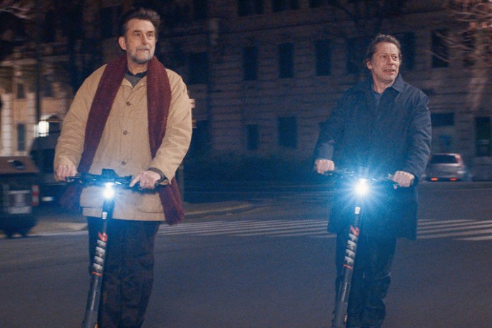 Moretti junto a un desperdiciado Mathieu Amalric.