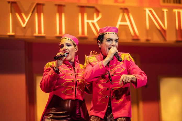 Juliana Gattas y Ale Sergi son Miranda!. El martes 28 cantarán en los Gardel. Foto: Fernando de la Orden 