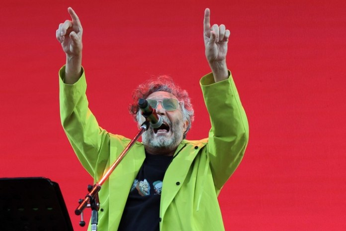 Fito Páez, está nominado en cuatro categorías y es otro candidato el Oro 2024. Foto: AP.