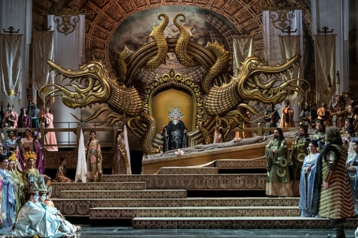 "Turandot", en la puesta que se vio en el Colón, en junio de 2019. Foto: Máximo Parpagnoli/Teatro Colón