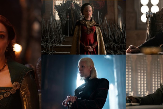 Los personajes de "The House of Dragon", la serie derivada de "Game of Thrones" que vuelve el domingo al streaming.