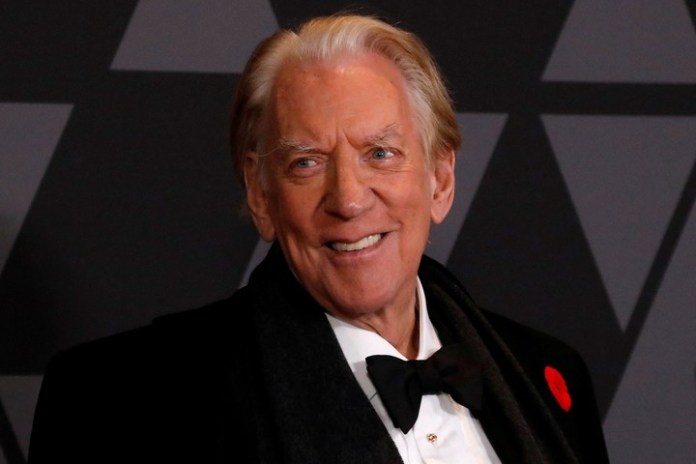 Donald Sutherland, un ícono del cine, en 2017. Foto: Reuters