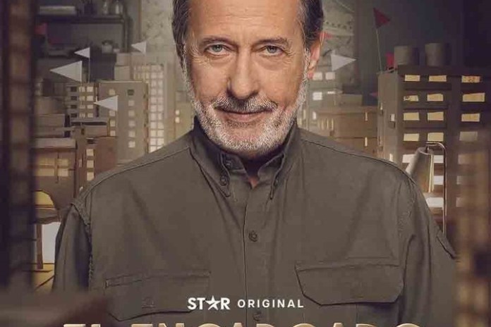 El poster de la tercera temporada de "El encargado", con Guillermo Francella como Eliseo.