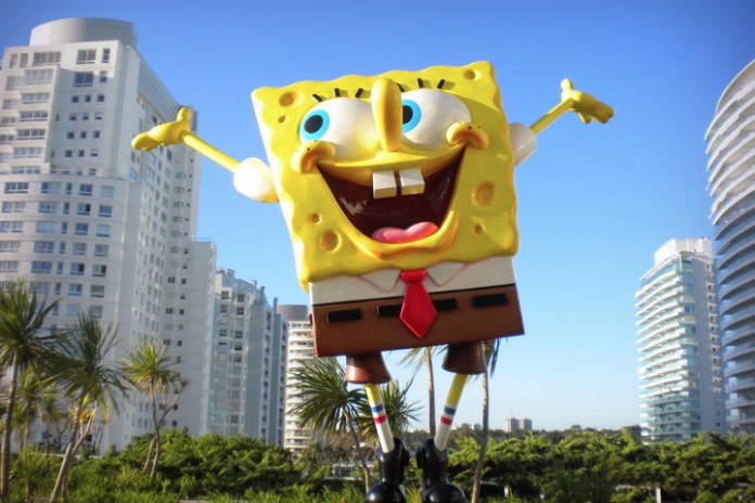 Bob Esponja está en todos lados, incluso en Punta del Este.
