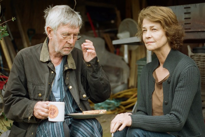 Con Tom Courtenay en "45 años". Foto Archivo Clarín