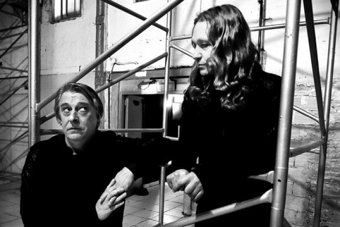 Daniel Melero y Diego Tuñón de Babasónicos en 2020, cuando lanzaron el disco "La ruta del opio". Foto Martín Bonetto