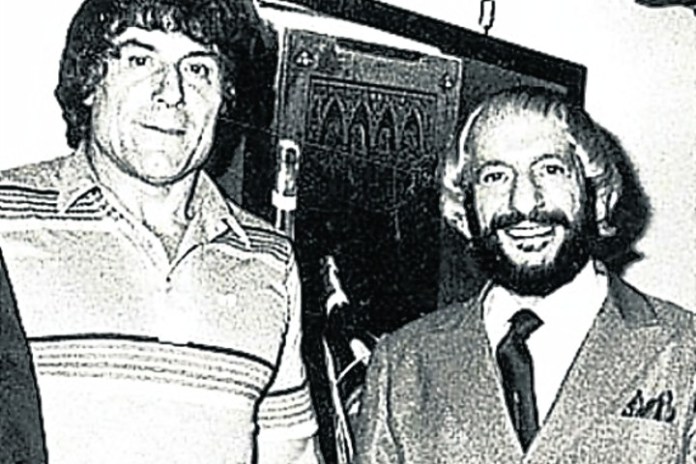 "El Ancho" Rubén Peucelle y Martín Karadagian. También protagonizaron combates memorables. 