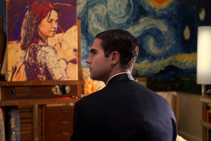 Goyo pinta a Eva. Foto: Cleo Bouza/Netflix