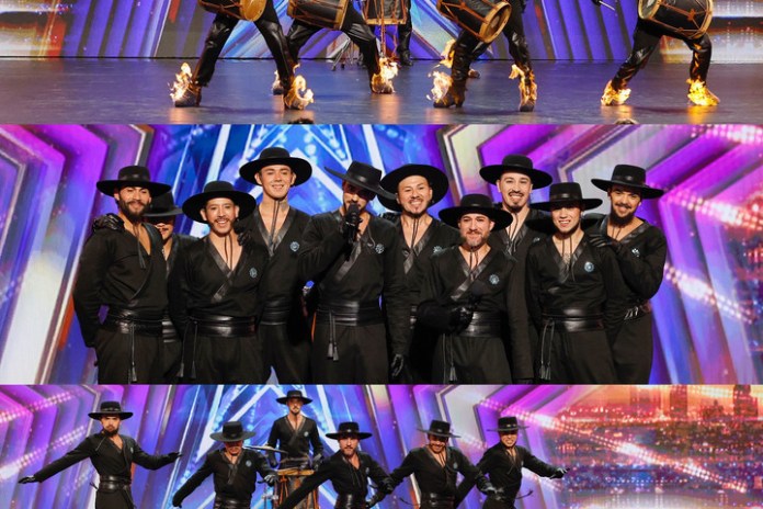Fabián Serna y su compañía Legión, en America's Got Talent.