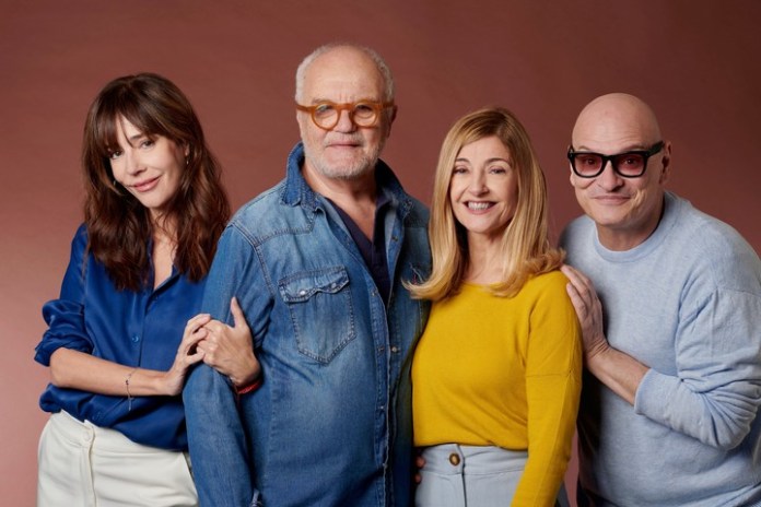 Paola Krum, Juan Leyrado, Carola Reyna y Carlos Belloso, el elenco de "Una terapia integral".