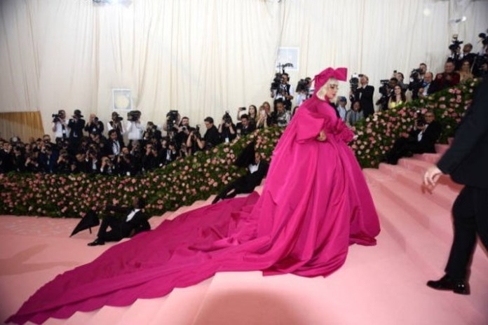 Lady Gaga en la MET Gala de 2019. Foto: Getty Images.