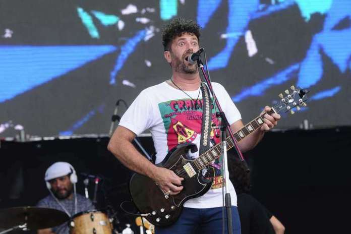 Palo Pandolfo, en Lollapalooza Argentina 2017, donde dio un show intenso, como siempre. Foto: Fernando de la Orden 