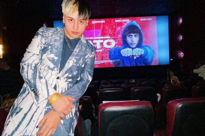Tiago PZK en el estreno de la película "Cato", donde fue el protagonista.