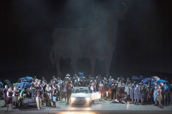 La ópera "Carmen" volvió al teatro Colón. Foto de prensa gentileza Arnaldo Colombaroli/Lucía Rivero