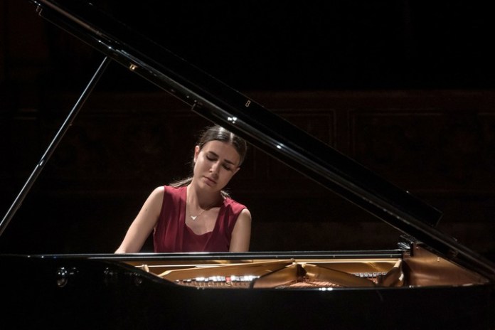 Alexandra Dovgan en el ciclo del- Mozarteum. Foto: gentileza Liliana Morsia/Mozarteum Argentino