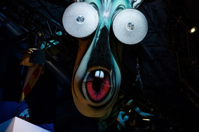 En The Pink Floyd Exhibition no podían faltar las famosas animaciones de la película "The wall", hechas por Gerard Scarfe. Foto de prensa gentileza DGE.