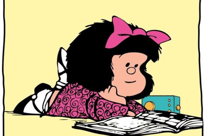 Mafalda, que este año cumple 60 años. Fotos Archivo Clarín
