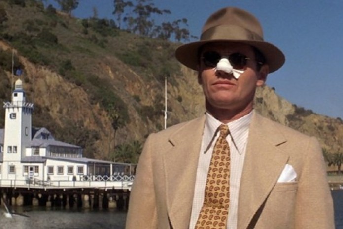 Jack Nicholson, con la nariz cortada por el propio Roman Polanski.
