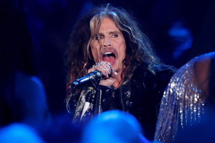 Steven Tyler en la gala de los Grammy de 2020 en Los Angeles. Foto: Reuters.