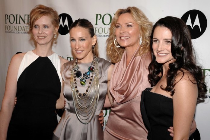 Cynthia Nixon, Sarah Jessica Parker, Kim Cattrall y Kristin Davis: las actrices de "Sex and the City", juntas en 2008. Foto: AP/Peter Kramer 