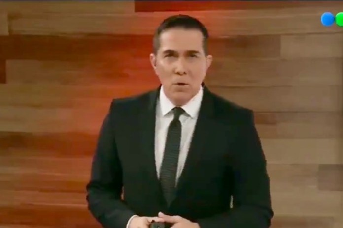 Rodolfo Barili, conductor de "Telefe Noticias".