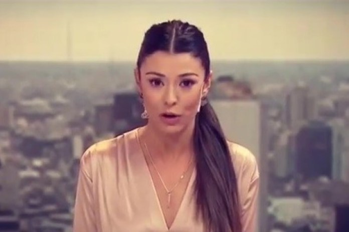 Josefina Ansa, la China, columnista en el noticiero de Telefe, y con Iván de Pineda en "Escape perfecto".