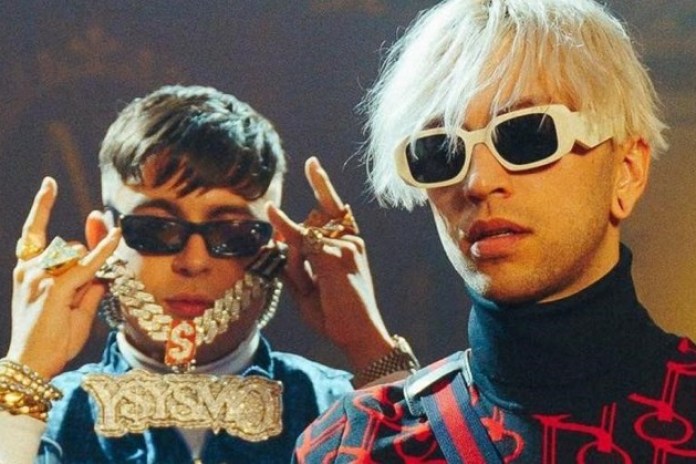 Bhavi con Ysy A, con quien hizo el disco "Tu dúo favorito". Foto de prensa