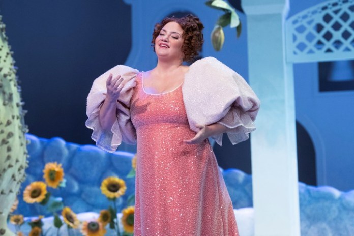 Daniela Tabernig como “Aurora”. Foto Juanjo Bruzza/ Teatro Colón