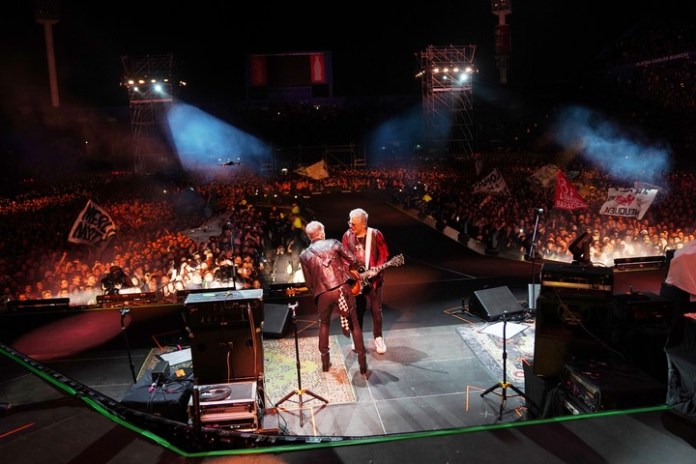 14-09-2024 LOS RATONES PARANOICOS LA ULTIMA CEREMONIA TOUR
VELEZ SARFIELD BUENOS AIRES ARGENTINA El sonido de la banda fue en todo momento impecable e irreprochable. Foto Martín Bonetto