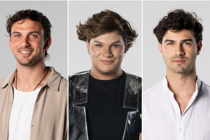 Bautista (el ganador), Emma (el subcampeón) y Nicolás, el tercer finalistas, encabezarán la mesa de "GH".