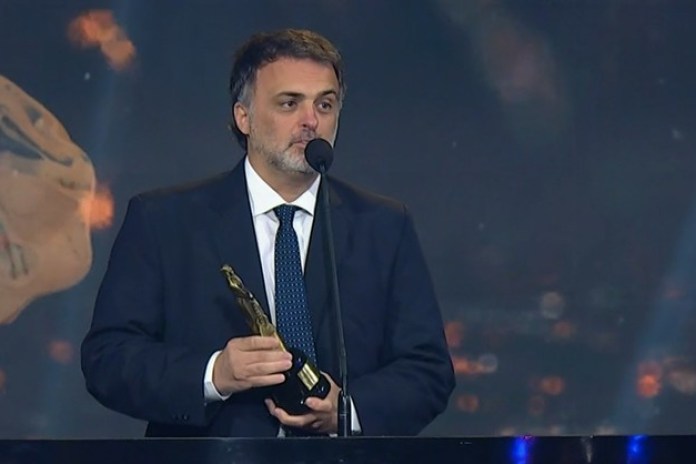 Santiago Sposato, el primer ganador de la noche.
