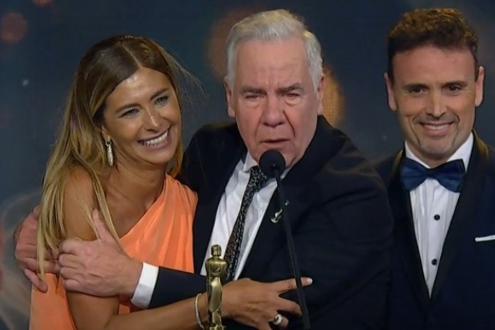 Marisa Andino y Esteban Mirol, conductores de "Telenueve al mediodía".