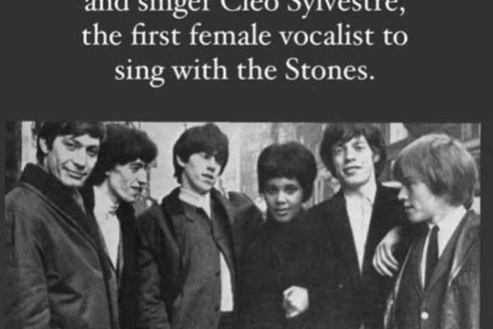 La historia que publicó Mick Jagger en su cuenta de Instagram, sobre la muerte de Cleo Sylvestre. 