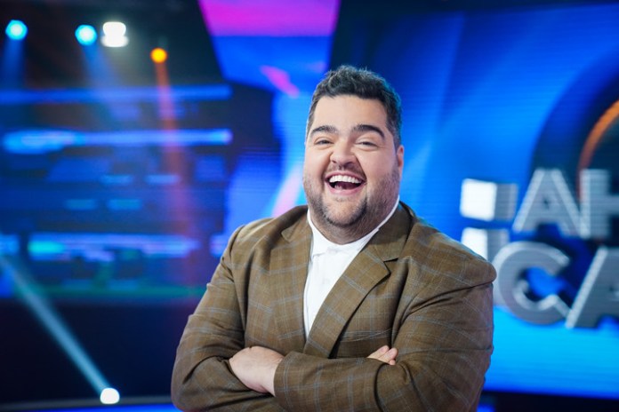 El conductor Dario Barassi, en "Ahora caigo". 