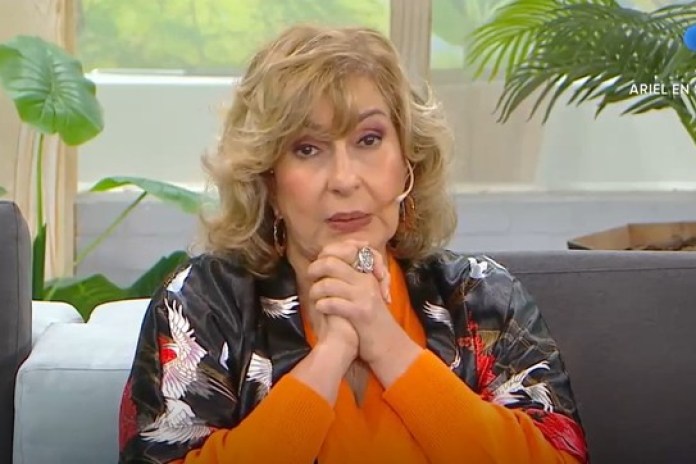 Georgina Barbarossa, en su ciclo matutino de Telefe. Foto: Telefe (Captura de pantalla)